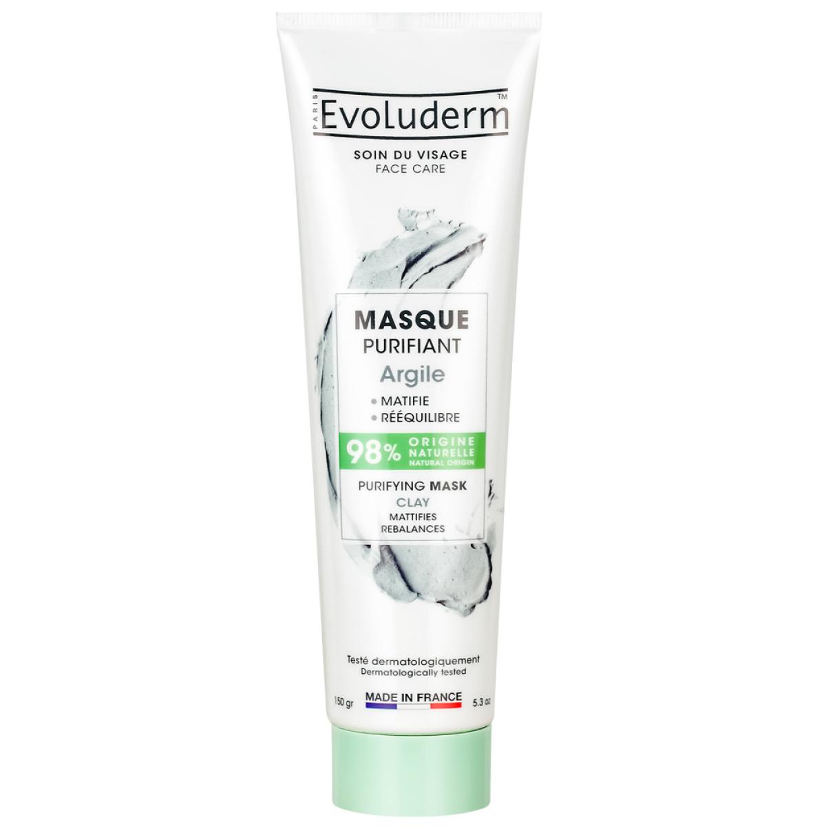 Evoluderm Masque Visage Masque Purifiant Argile