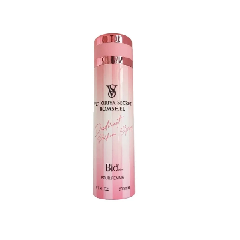 Aspry Bdn Byv Astar Rayhh Victoriya Secret Bomshel اسپری بدن بیو استار رایحه VICTORIYA SECRET BOMSHEL